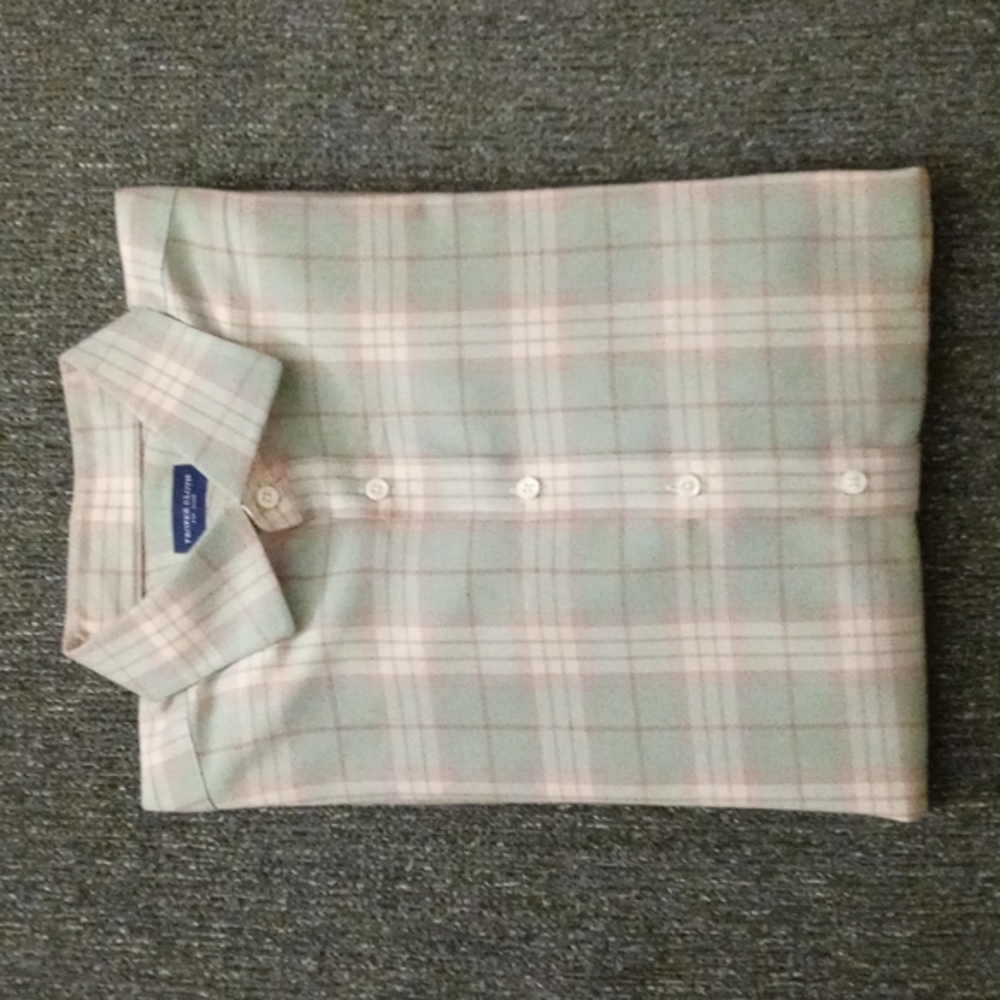 🔴SOLD🔴🔅Proper Cloth🔅 - Men's Check Plaid Flannel L/S Button Down - Picture 3 of 13